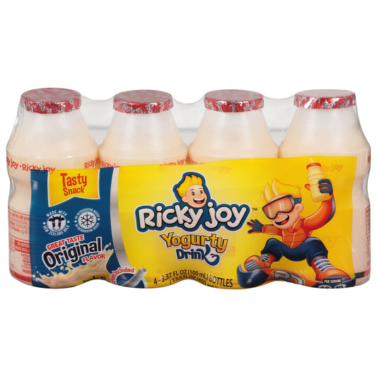Ricky Joy Tasty Snack Original Flavor Yogurty Drink 4 - 3.37 fl oz Bottles