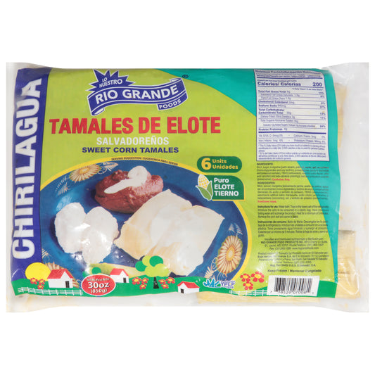 Rio Grande Foods Sweet Corn Tamales 6 ea
