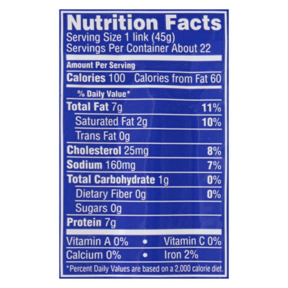 FUD Lower Sodium Turkey Franks 35 oz