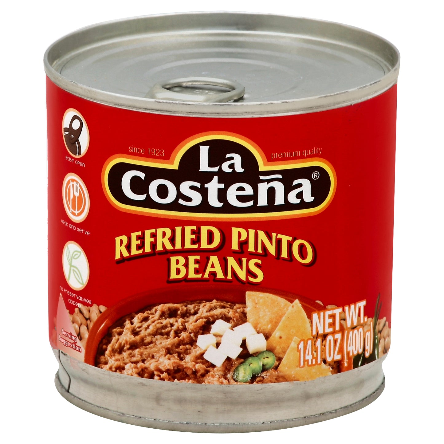 La Costena Refried Pinto Beans 14.1 oz