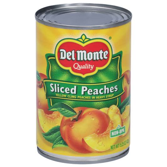 Del Monte Sliced Peaches 15.25 oz