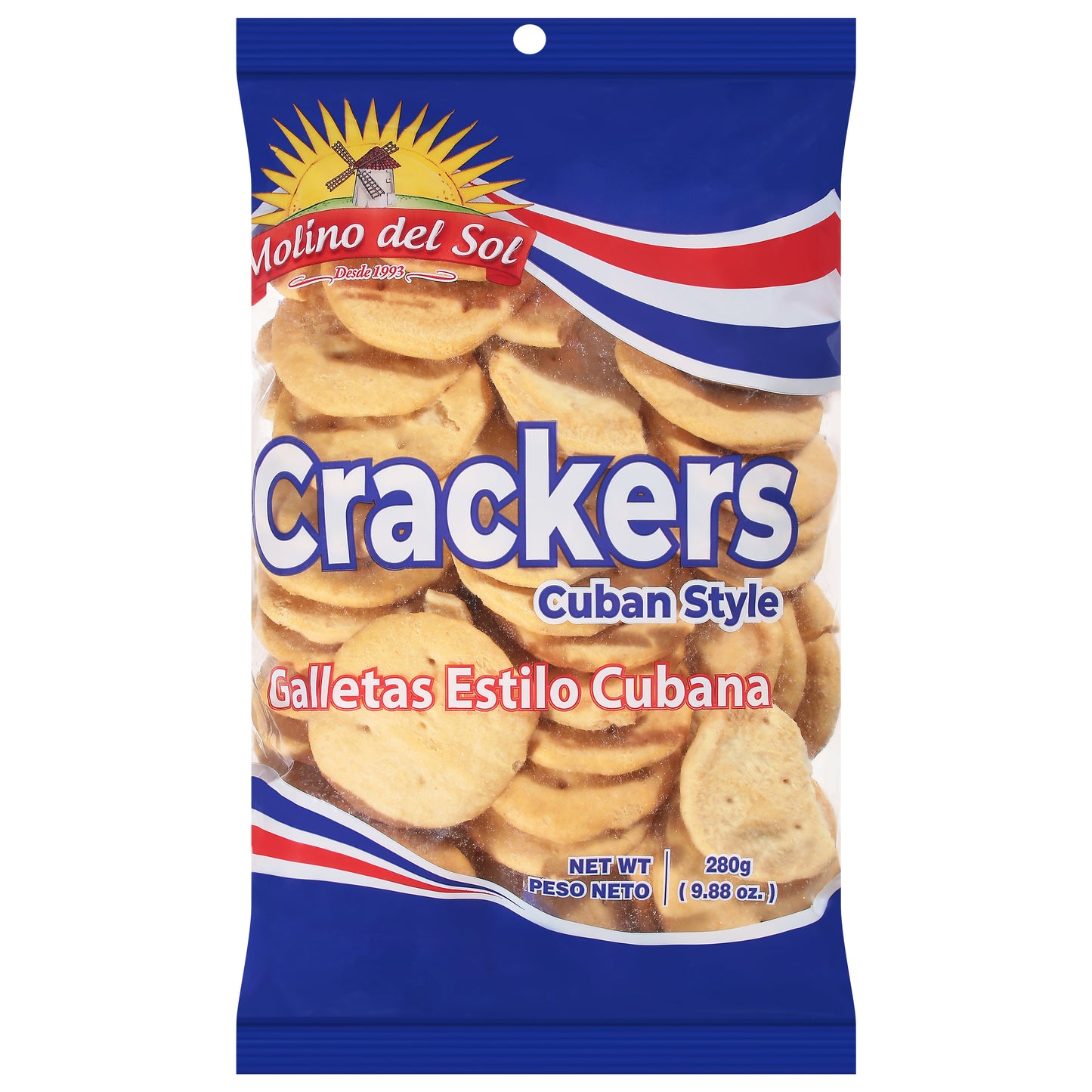 Molino del Sol Cuban Style Crackers 9.88 oz