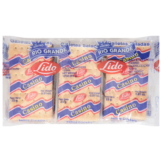 Rio Grande Foods Lido Saltine Crackers 12 ea