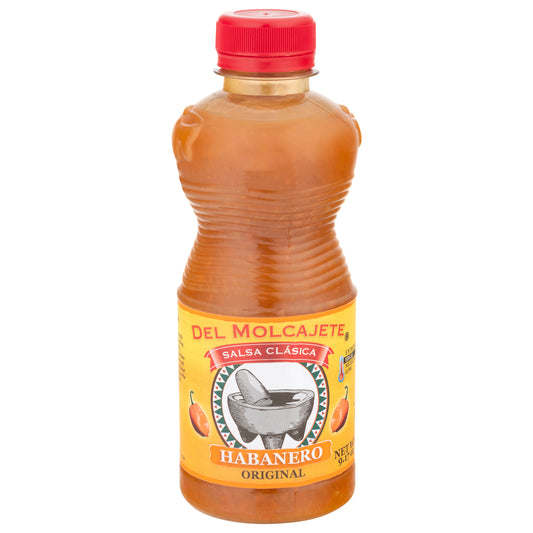 Del Molcajete Original High Habanero Salsa Clasica 9.17 oz
