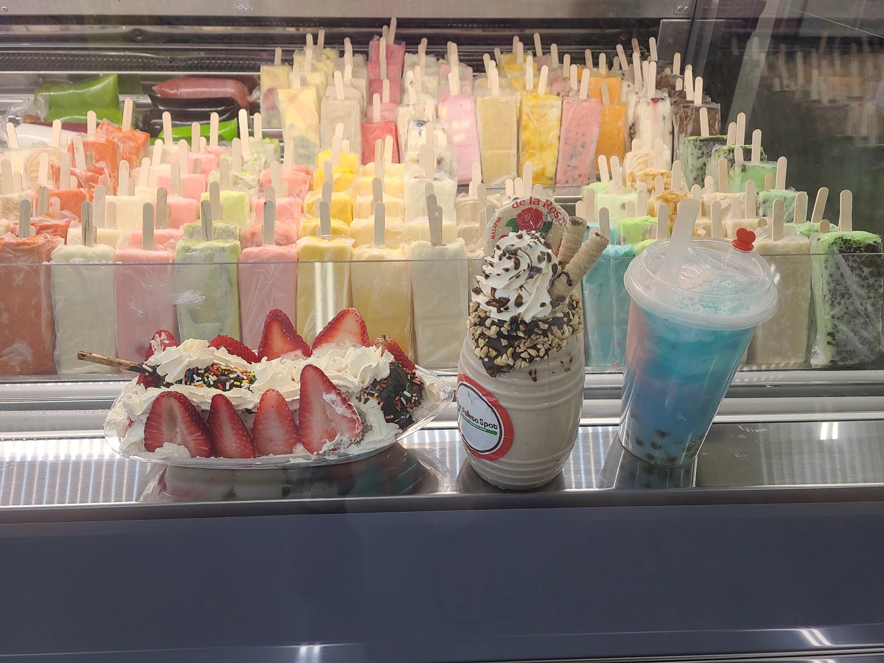 Mexican-style ice creams, paletas, and frozen treats made fresh at El Gran Valle Verde in Hamilton, Ohio.