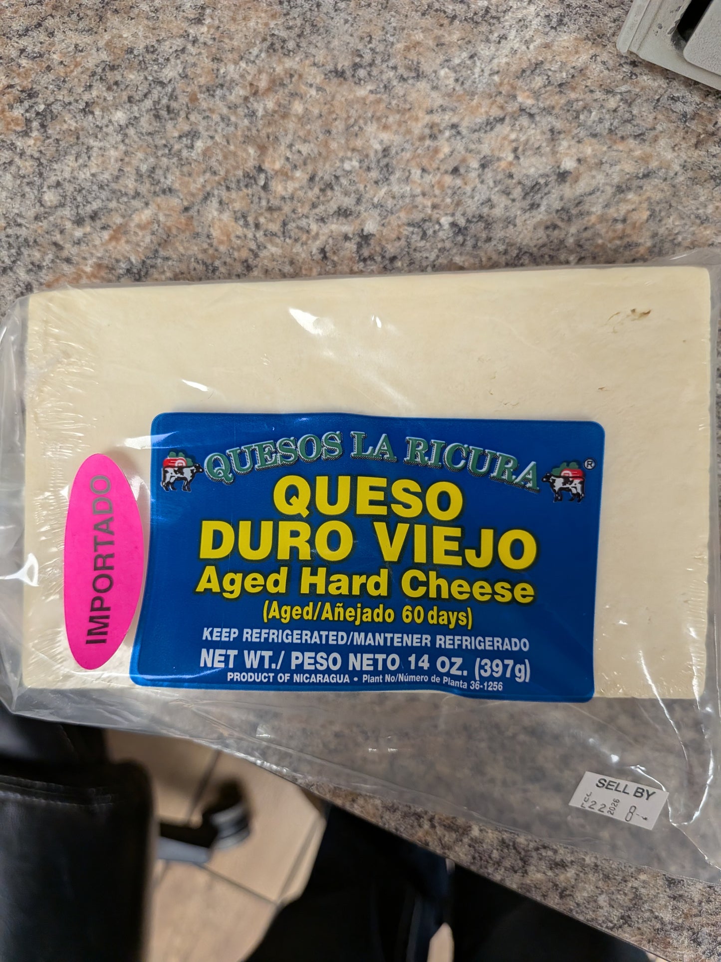 Quesos La Ricura Duro Viejo 14oz