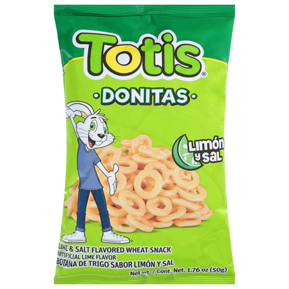 Totis Lime & Salt Flavored Wheat Snack 1.76 oz