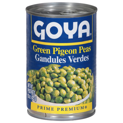 Goya Prime Premium Green Pigeon Peas 15 oz
