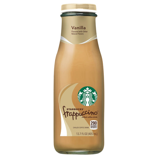 Starbucks Frappuccino Chilled Coffee Drink Vanilla 13.7 Fl Oz
