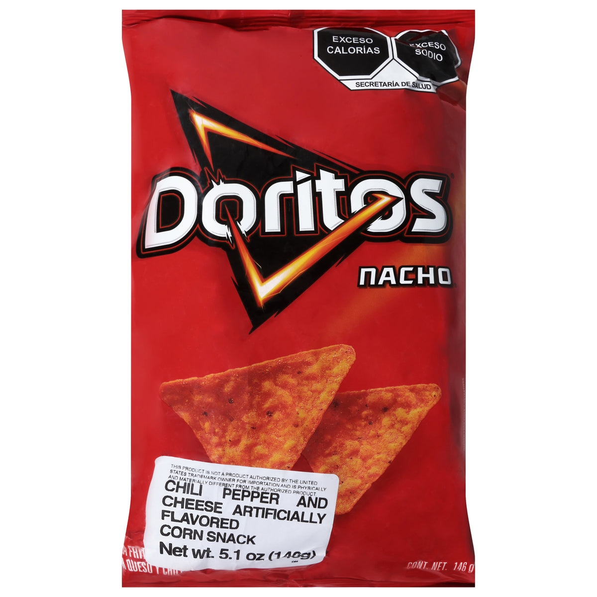 Doritos Chili Pepper and Cheese Corn Snack 5.1 oz
