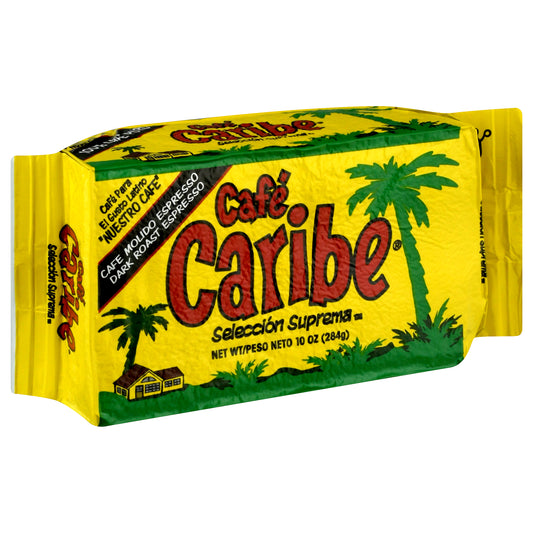 Cafe Caribe Seleccion Suprema Dark Roast Espresso Coffee 10 oz