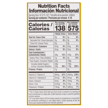 Del Frutal Peach Nectar 33.8 fl oz