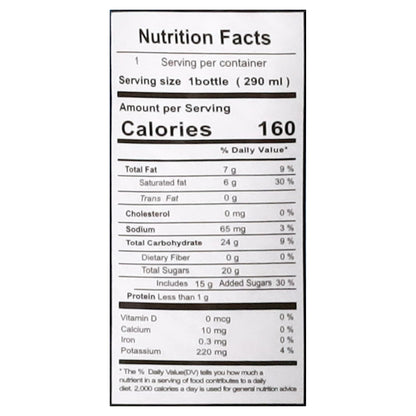 Kuii Mango Flavor Coconut Milk Drink with Nata de Coco 9.8 fl oz