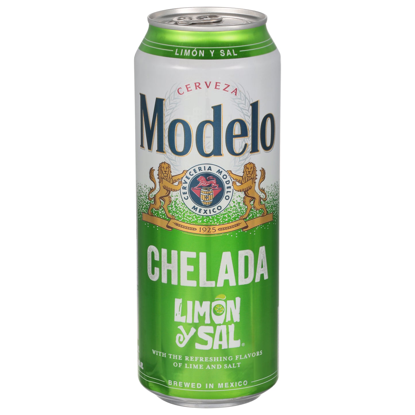 Modelo Chelada Limon y Sal Mexican Import Flavored Beer, 24 fl oz Can, 3.5% ABV