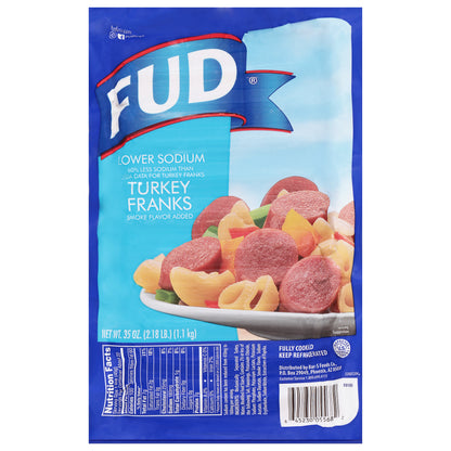 FUD Lower Sodium Turkey Franks 35 oz
