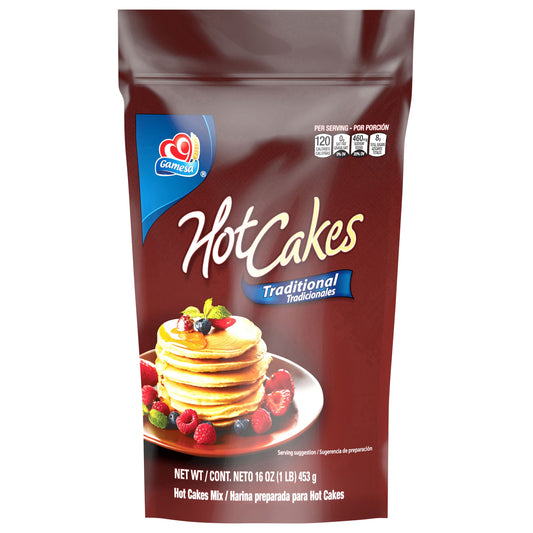 Gamesa Hot Cakes Mix Traditional 16 Oz