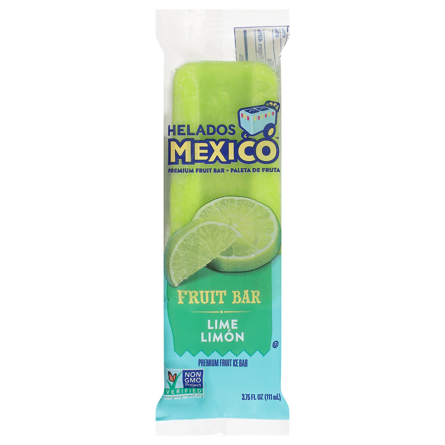 Helados Mexico Premium Lime Fruit Ice Bar 3.75 fl oz