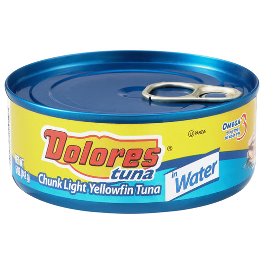 Dolores Chunk Light Yellowfin Tuna in Water 5 oz