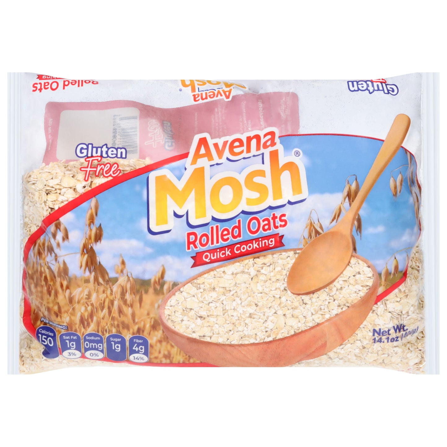 Avena laminada de cocción rápida Mosh 14.1 oz