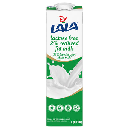 Lala 2% Reduced Fat Lactose Free Milk 1.06 qt