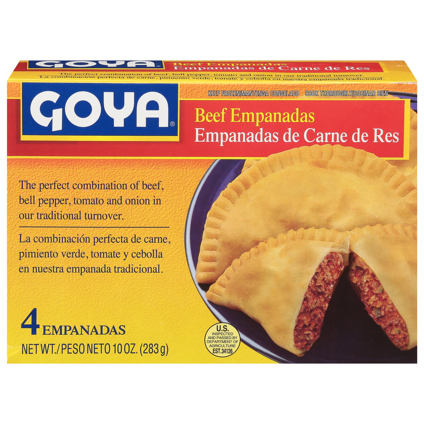 Goya Beef Empanadas 4 ea