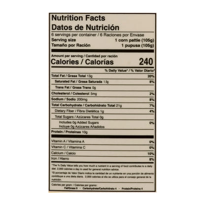 Goya Cheese Pupusas 6 Each