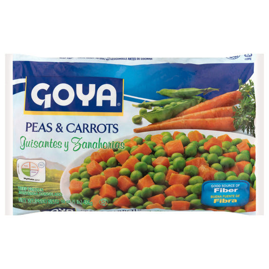 Guisantes y zanahorias Goya 16 oz