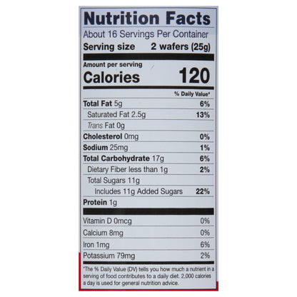 Pirouline Dark Chocolate Creme Filled Wafers 14.1 oz