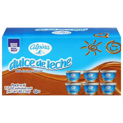 Alpina Milk Caramel Spread 6 - 1.7 oz Packs