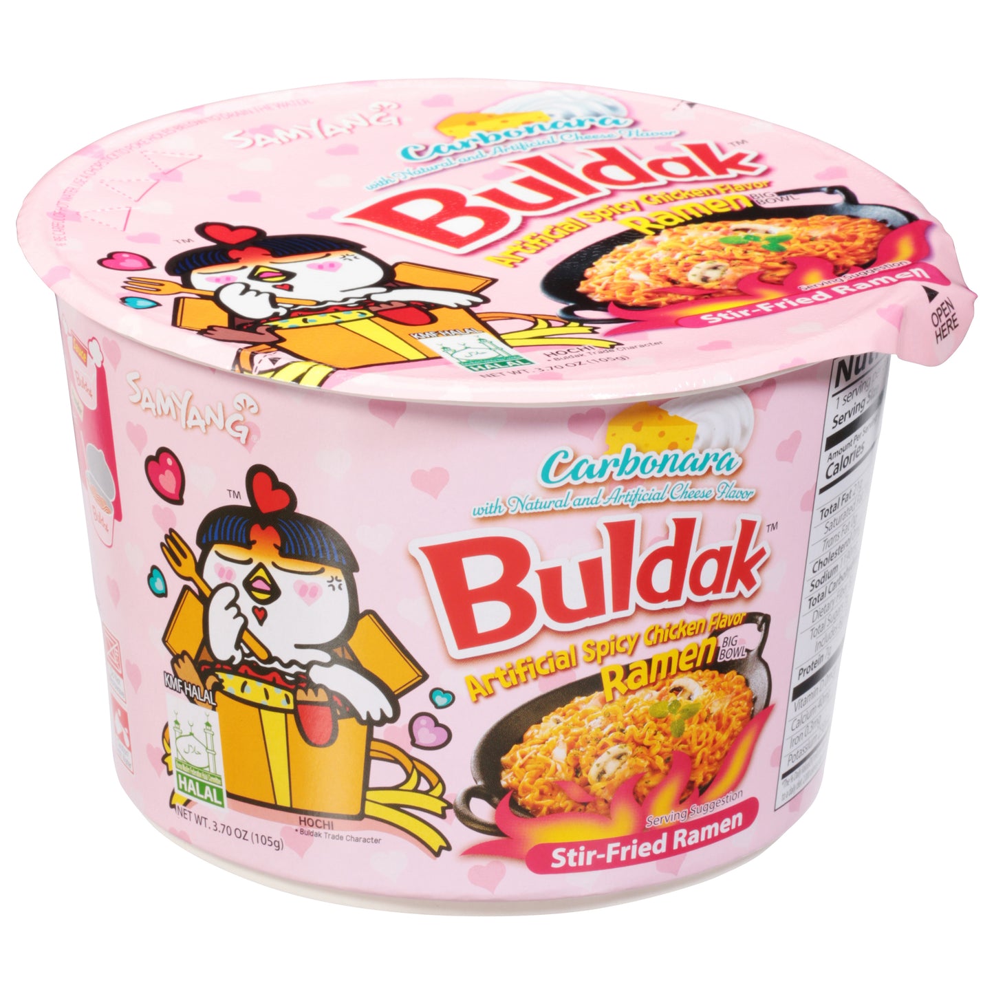 Samyang Buldak Carbonara Ramen Big Bowl 3.70 oz