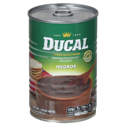 Ducal Refried Black Beans 15 oz