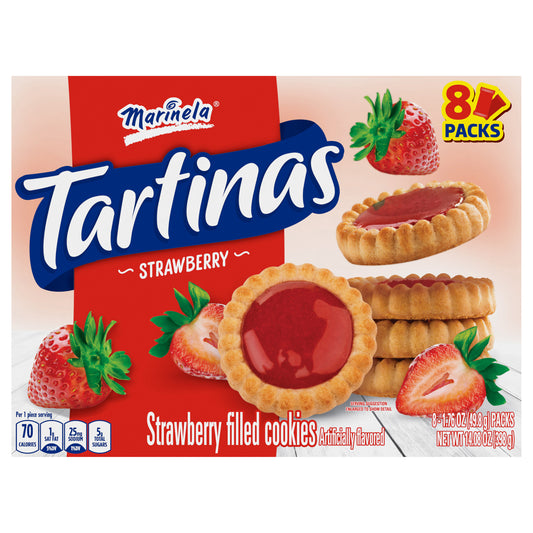 Marinela Tartinas Strawberry Filled Cookies 8 ea