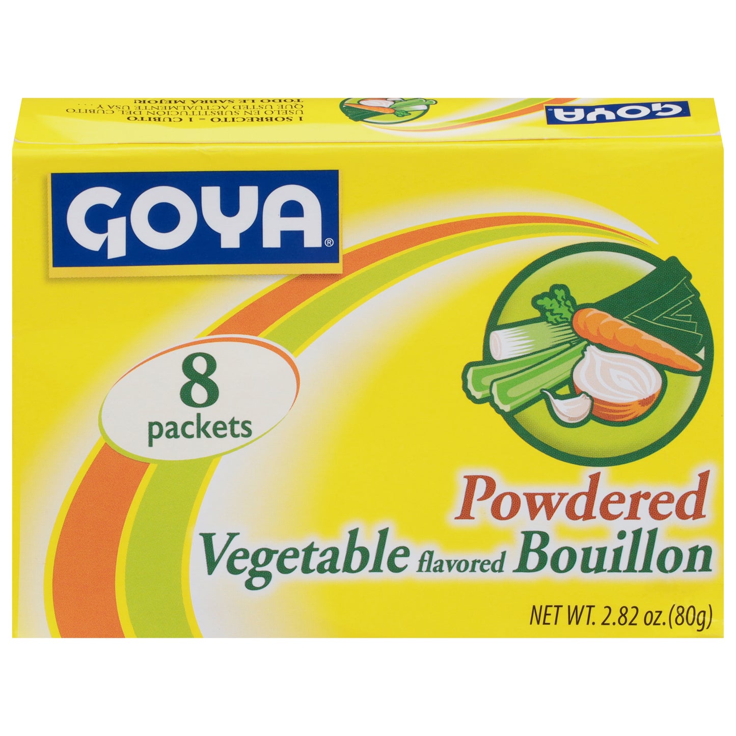 Goya Powdered Vegetable Flavored Bouillon 8 Each
