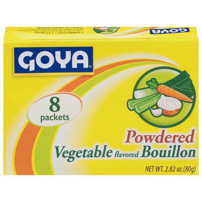 Goya Powdered Vegetable Flavored Bouillon 8 Each