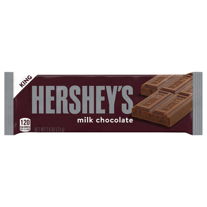 HERSHEY'S Milk Chocolate King Size, Candy Bar, 2.6 oz