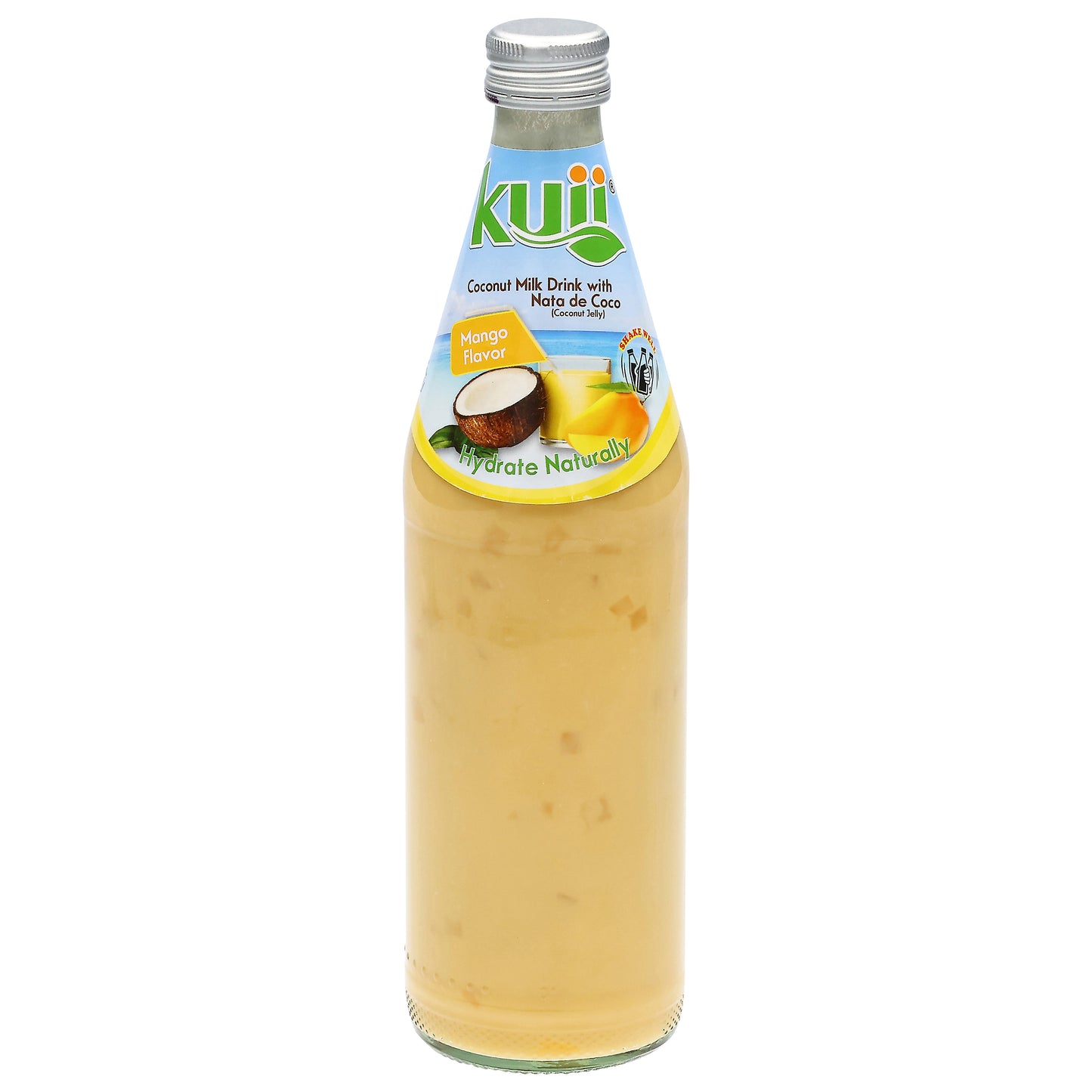 Kuii Mango Flavor Coconut Milk Drink with Coconut Jelly 16.4 fl oz