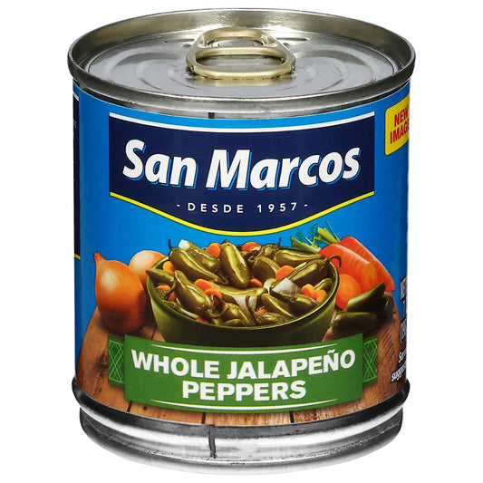 San Marcos Whole Jalapeno Peppers 7 oz