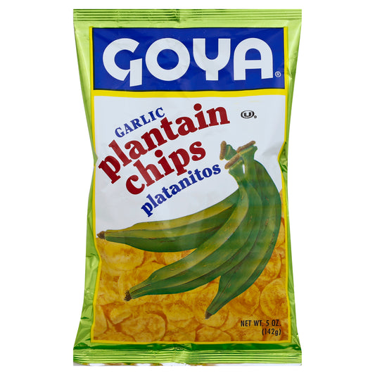 Goya Plantain Garlic Chips 5 oz