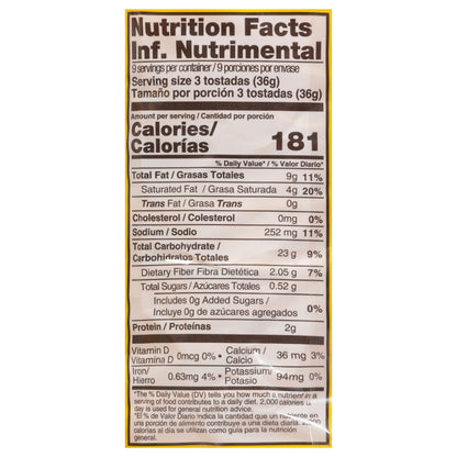 Charras Original Flavor Corn Tostadas 11.46 oz