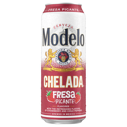 Modelo Chelada Fresa Picante Mexican Import Flavored Beer