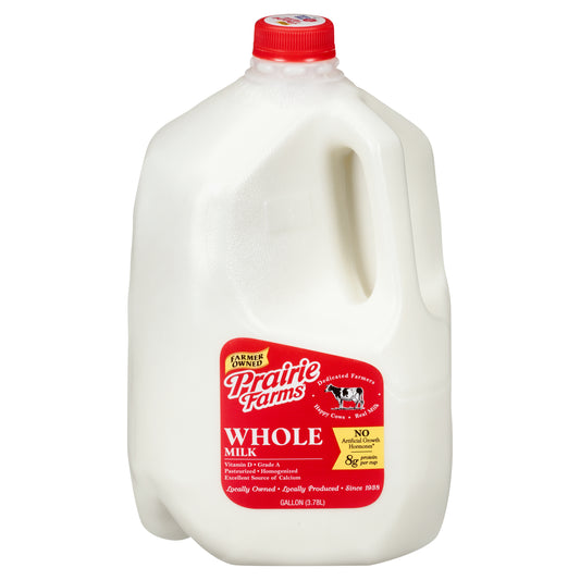 Prairie Farms Whole Milk 1 gl Jug