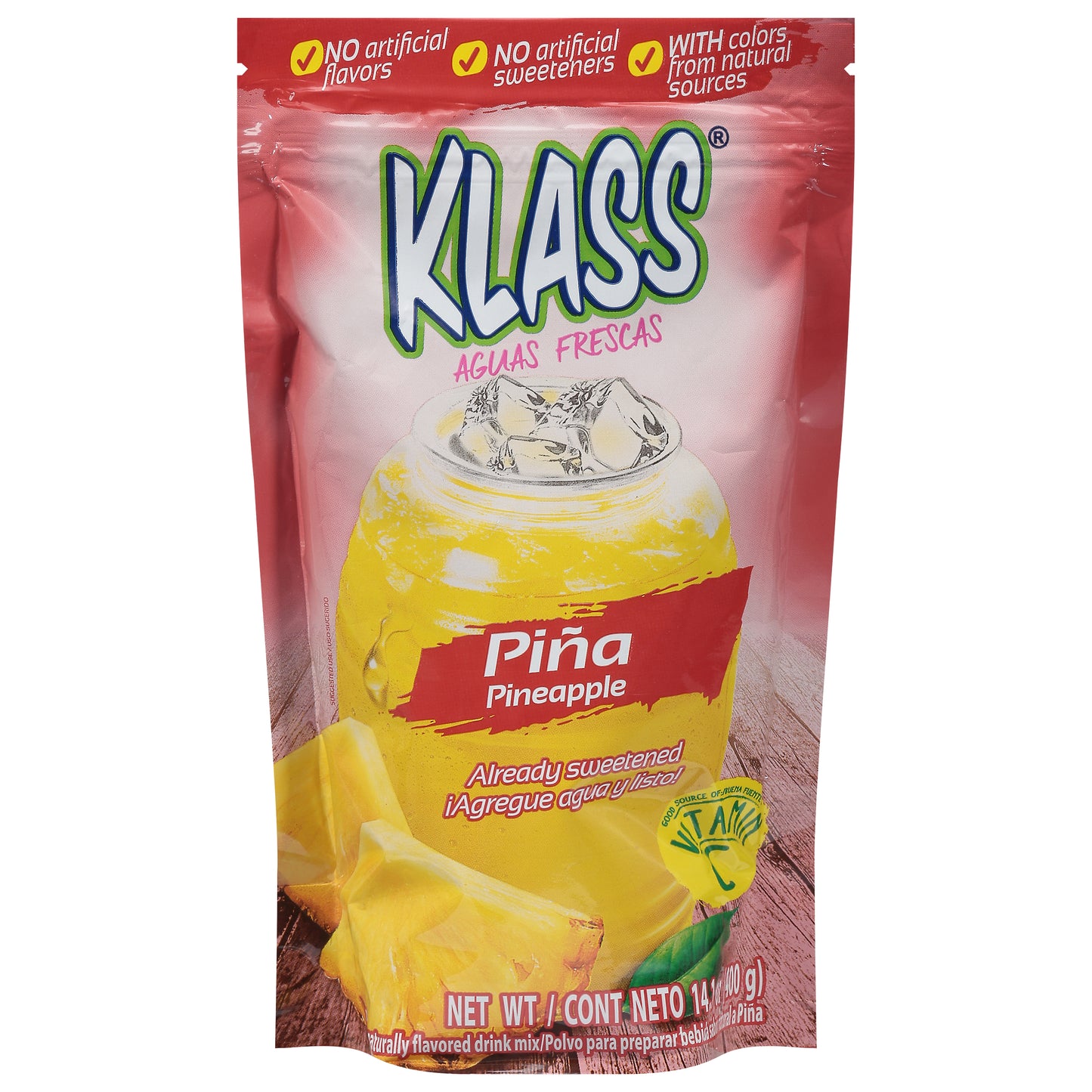 Klass Pineapple Drink Mix 14.1 oz