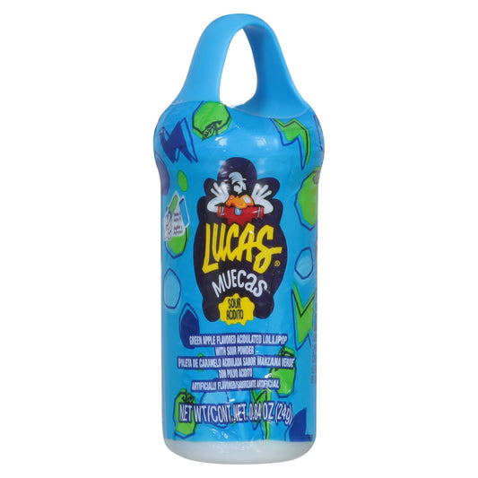 Lucas Sour Green Apple Lollipop 0.84 oz