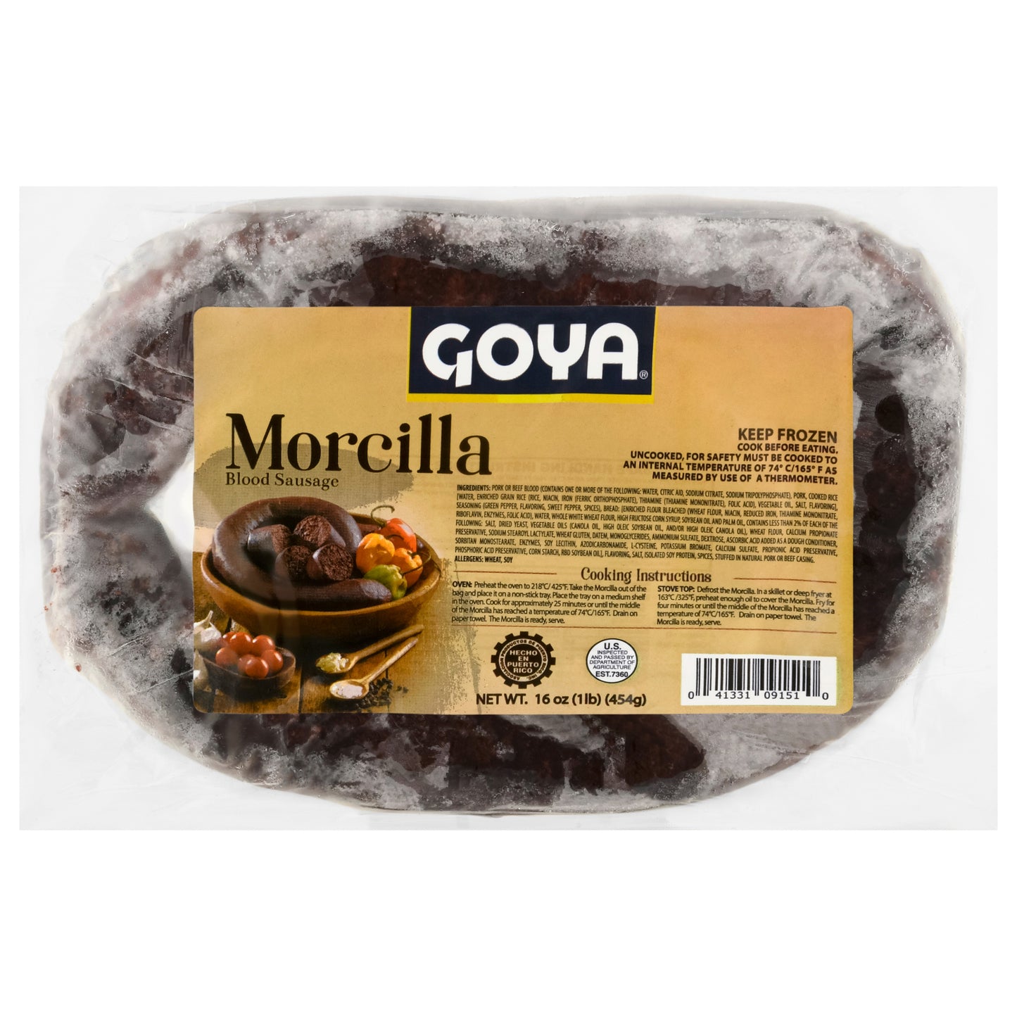 Goya Morcilla (morcilla de sangre) 16 oz