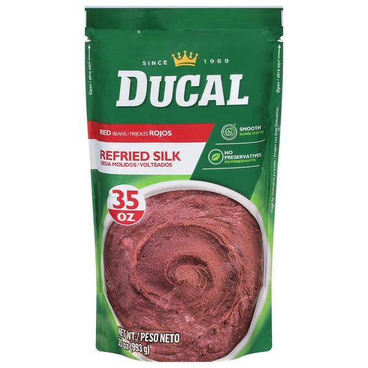 Ducal Refried Silk Red Beans 35 oz