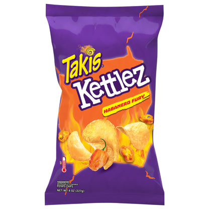 Takis Kettlez Hot Habanero Fury Potato Chips 8 oz