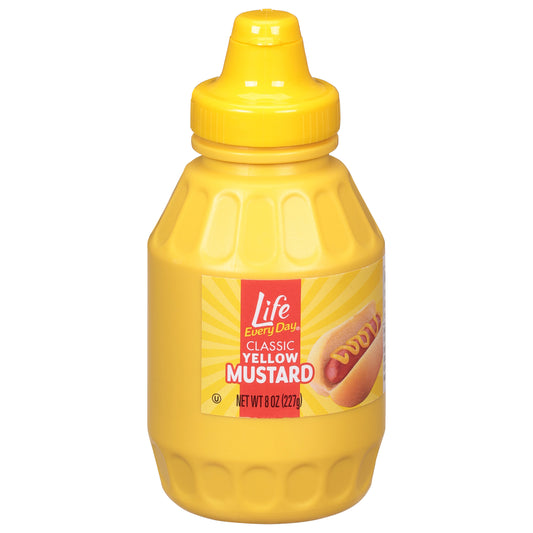 Life Every Day Classic Yellow Mustard 8 oz