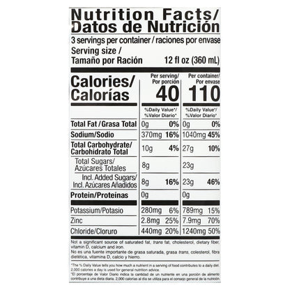 Suero Oral Natural Lemon-Lime Flavor Oral Electrolyte Solution 33.8 fl oz