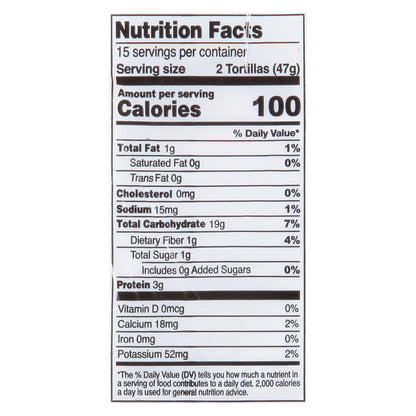 La Banderita Corn White Tortillas 30 ea