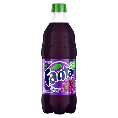 Fanta Grape Soda Bottle, 20 fl oz